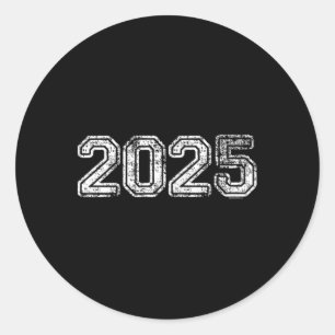 Vrouwen CL van 2025 Shirt Afstuderen Gift Haar Mei Ronde Sticker