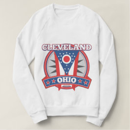 Vrouwen Cleveland Ohio Raglan Sweatshirt