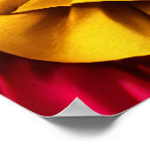 Vrouwen clown rood groen haar rode neus | AI Art Poster (Hoek)