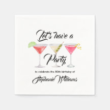 Vrouwen cocktail zomer 50ste verjaardagsfeest