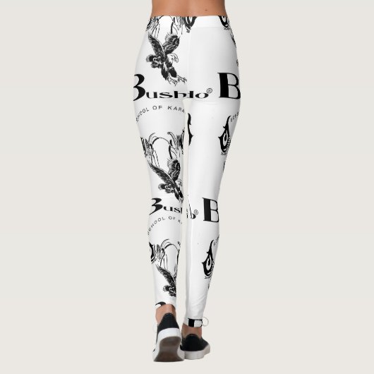 Vrouwen compressie leggings Bushido Karate (Achterkant)