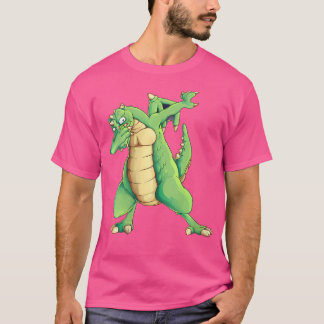 Vrouwen Cool Dabbing Dragon Funny Draco Beast Hip- T-shirt