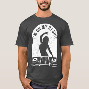 Vrouwen Cool Deejay Afbeelding Disc Jockey Meme Mi T-shirt