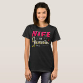 Vrouwen Cool Statement Koppel PartnerschapValentij T-shirt (Voorkant volledig)