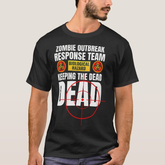 Vrouwen Cool Zombie T Shirt voor mannen en vrouwen (Voorkant)
