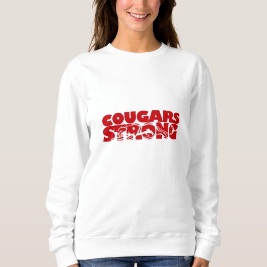 Vrouwen Cougars Sterk Sweatshirt (Voorkant)
