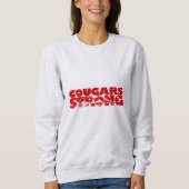 Vrouwen Cougars Sterk Sweatshirt (Voorkant)