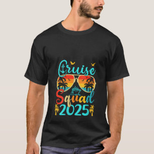 Vrouwen Cruise Squad 2025 Zomer Vakantie Matching T-shirt