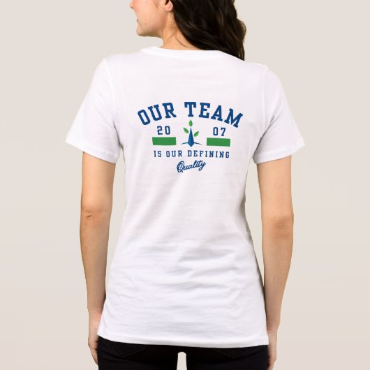 Vrouwen, CSP Classic Logo + Team Tri-Blend Shirt (Achterkant)