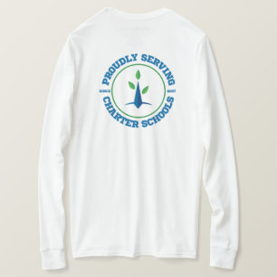 Vrouwen, CSP Logo + kompas op rug T-shirt