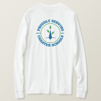 Vrouwen, CSP Logo + kompas op rug T-shirt