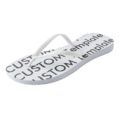 Vrouwen Custom Teenslippers (Schuin)
