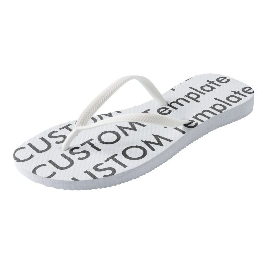 Vrouwen Custom Teenslippers (Schuin)