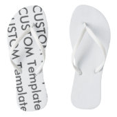 Vrouwen Custom Teenslippers (Voetbed)