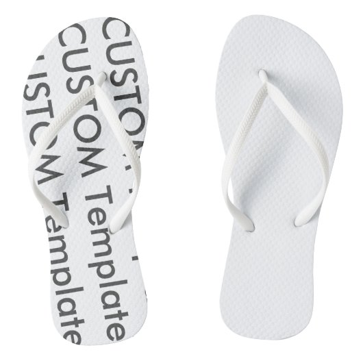 Vrouwen Custom Teenslippers (Voetbed)