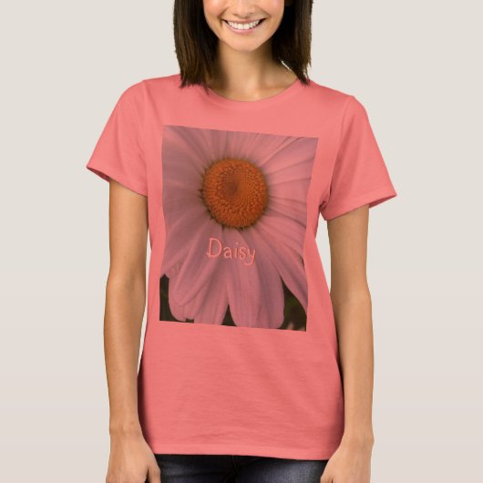 Vrouwen Daisy T-shirt Organic Custom Daisy Shirt (Voorkant)