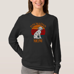 Vrouwen Dalmatische Moeder Retro Dog Mama Pet M T-shirt