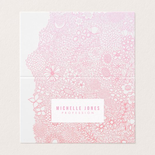 Vrouwen Dames Elegante Kunstenaar Elk Beroep Visitekaartje (Buitenkant ongevouwen)