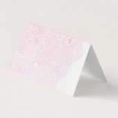 Vrouwen Dames Elegante Kunstenaar Elk Beroep Visitekaartje (Achterkant)