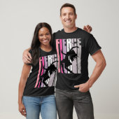 Vrouwen Dance Pink Fierce Birthday Coach wedstrijd T-shirt (Unisex)