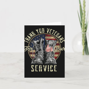 Vrouwen dank u veteranen voor uw dienst veteraan kaart