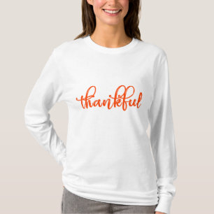 Vrouwen dankbaar t-shirt