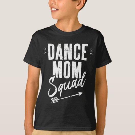 Vrouwen DANS MAM SQUAD VERDRIETIG KOEL MAM CADEAU T-shirt (Voorkant)