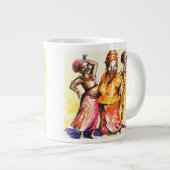 Vrouwen dansen grote koffiekop (Voorkant rechts)