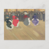 Vrouwen dansen het blik-kan briefkaart (Voorkant)