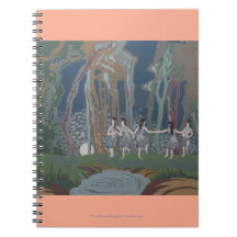 Vrouwen dansen in het maanlicht