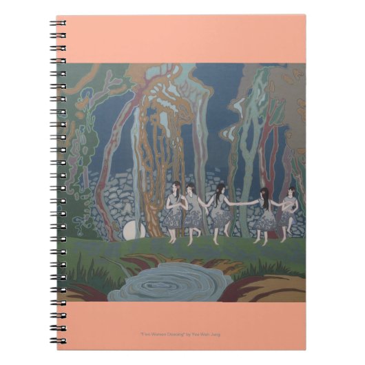 Vrouwen dansen in het maanlicht notitieboek (Voorkant)