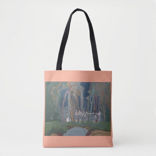 Vrouwen dansen in het maanlicht tote bag (Voorkant)