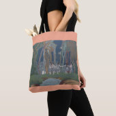 Vrouwen dansen in het maanlicht tote bag (Dichtbij)