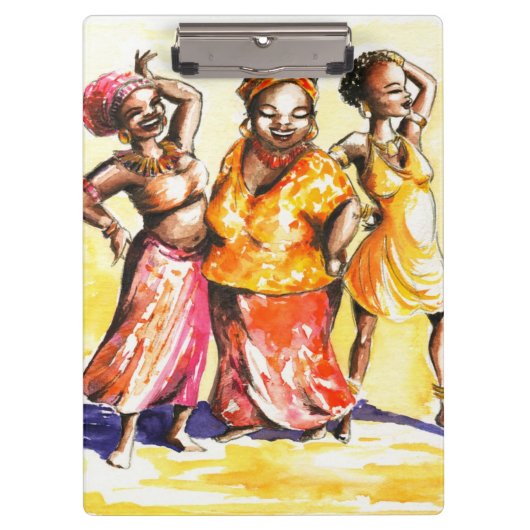 Vrouwen dansen klembord (Voorkant)