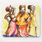 Vrouwen dansen muismat (Voorkant)