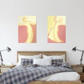 Vrouwen dansen muurkunst sets (Slaapkamer)
