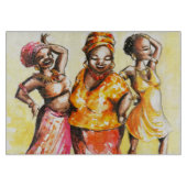 Vrouwen dansen snijplank (Voorkant)