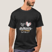 Vrouwen dat is mijn kleinzoon daar honkbalspeler t-shirt (Voorkant)