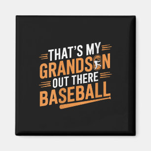 Vrouwen dat is mijn kleinzoon uit honkbal oma mot magneet