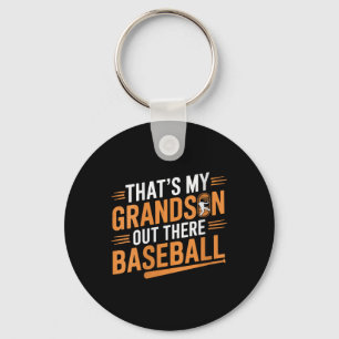 Vrouwen dat is mijn kleinzoon uit honkbal oma mot sleutelhanger