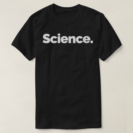 Vrouwen dat zegt wetenschap VNeck T-shirt (Design voorkant)