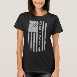 Vrouwen DD-214 Militaire Veteraan Gifts V-hals T-shirt