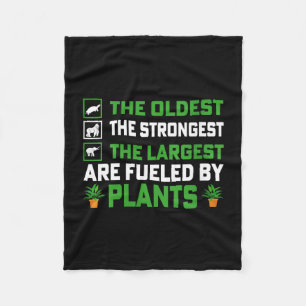 Vrouwen de oudste de sterkste - vegan vegan fleece deken