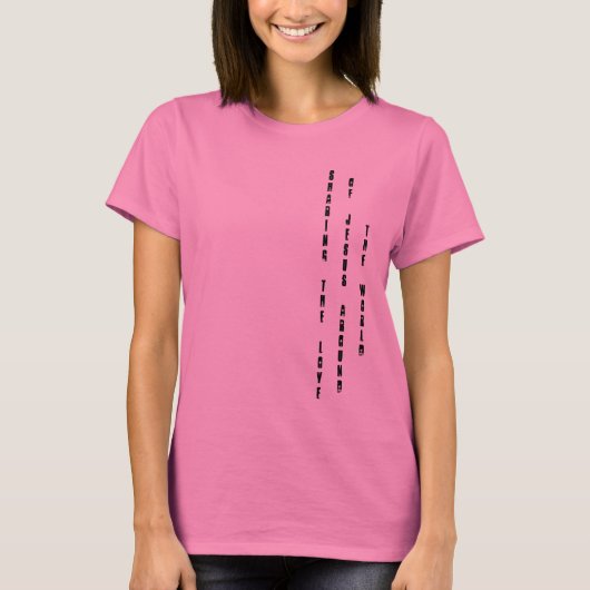 Vrouwen delen het shirt van de liefde (Voorkant)