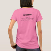 Vrouwen delen het shirt van de liefde (Achterkant)