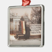 Vrouwen demonstreren in het Witte Huis Metalen Ornament (Links)