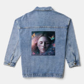 Vrouwen denim jas jacket (Achterkant)