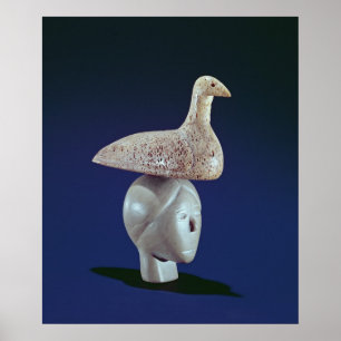 Vrouwen denken aan een Loon-vogel uit Cape Dorset Poster