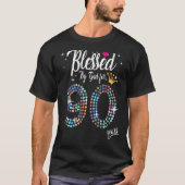 Vrouwen die 90 jaar door God zijn gebukt gedurende T-shirt (Voorkant)