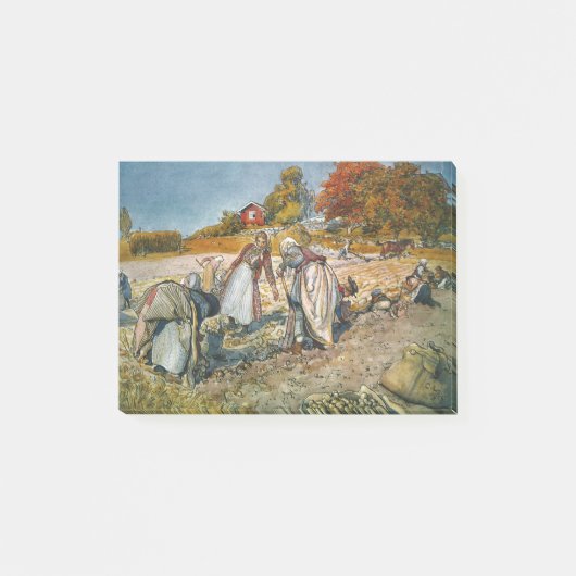 Vrouwen die aardappelen graven post-it® notes (Voorkant)